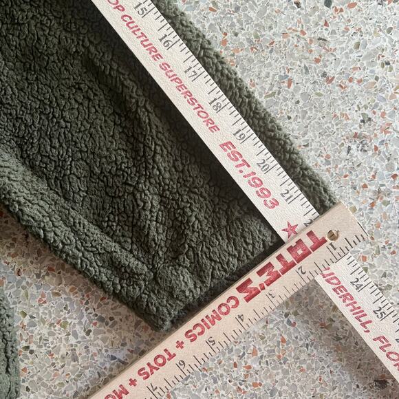 RealTree Mens Green Sherpa Fleece Pullover SIZE XL - Picture 3 of 8